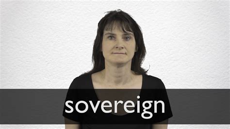 How To Pronounce Sovereign In British English Youtube