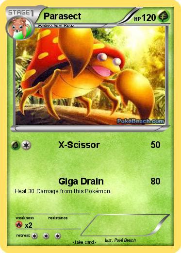 Pokémon Parasect 42 42 - X-Scissor - My Pokemon Card