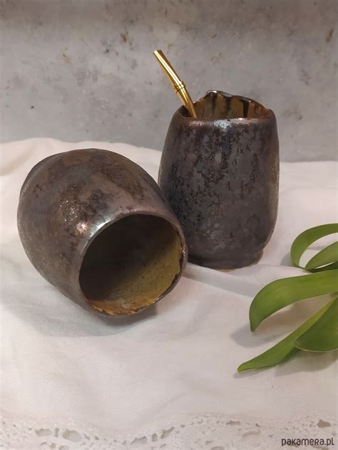 Kubek R Cznie Robiony Ceramiczne Matero Ml Do Yerba Mate