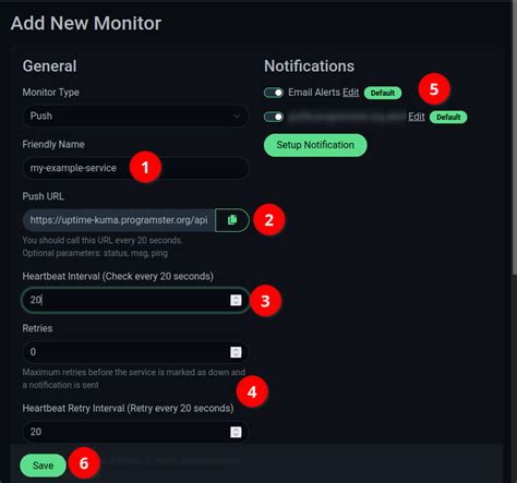 Uptime Kuma Configure Push Monitor Programster S Blog