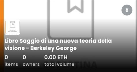 Libro Saggio Di Una Nuova Teoria Della Visione Berkeley George