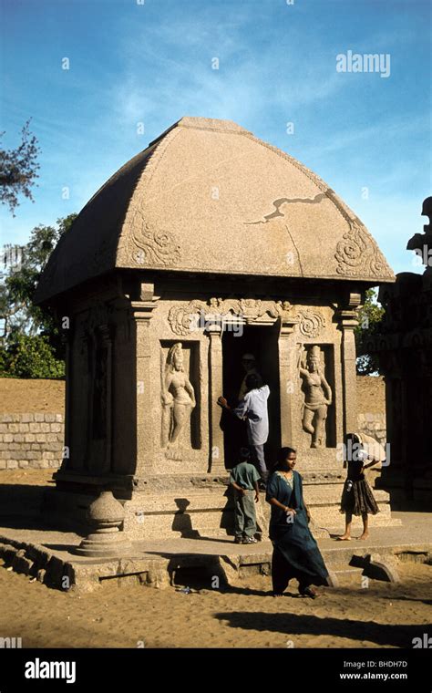 Draupadi Ratha - 7th century monolithic rock-cut shrines called the ...