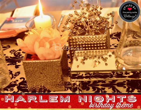 Harlem Nights Birthday Theme