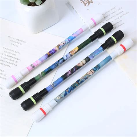 LD A38 Spinning Pen Pulpen Putar Karakter Anti Stress Pena Pulpen