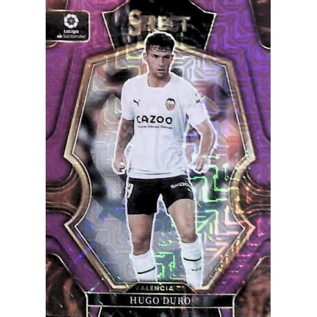 Offer Soccer Cards Hugo Duro Purple Mojo Panini Select La Liga 2022 23