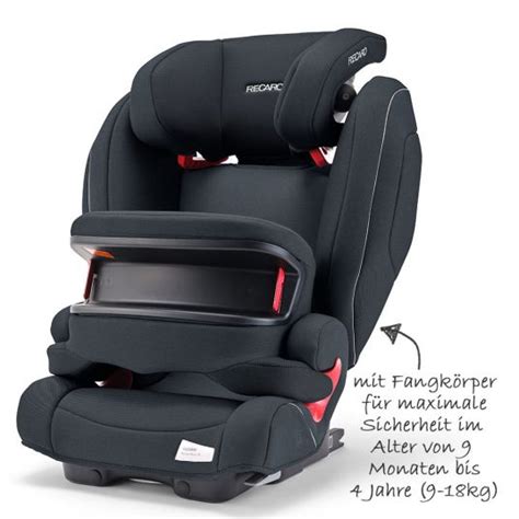 Recaro Kindersitz Monza Nova Is Seatfix Prime Mat Black