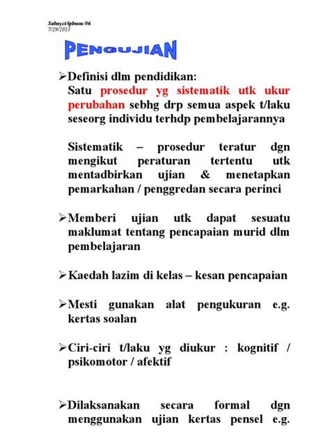 Pdf Pengujian Penilaian Dokumen Tips