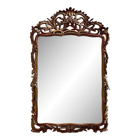 Vintage Regency Gold Wall Mirror | Chairish