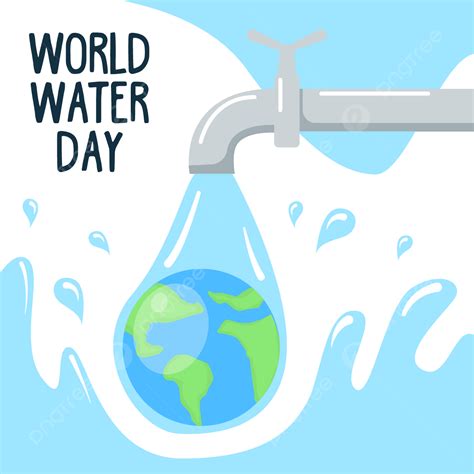 Big Faucet With Earth Inside Water For World Day Environment Water