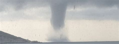 Very Large Waterspout Near Komiža Croatia The Watchers