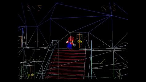 Super Mario 64 Wireframe Edition Full Playthrough Youtube