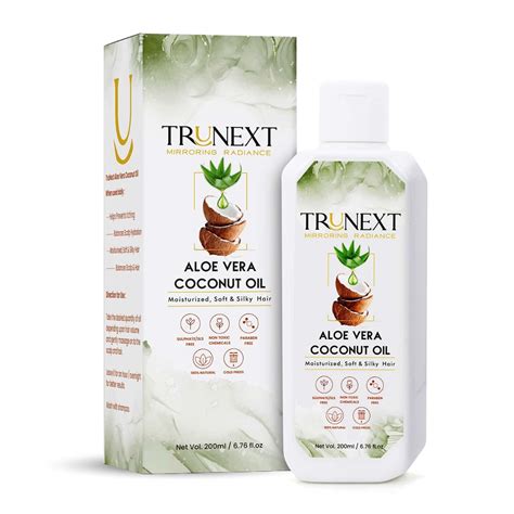 Buy Natural Aloe Vera And Coconut Hair Oil With Natural Herb Extracts Online Cossouq