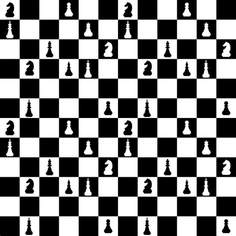 Chess board seamless pattern with figures 6922796 Vector Art at Vecteezy