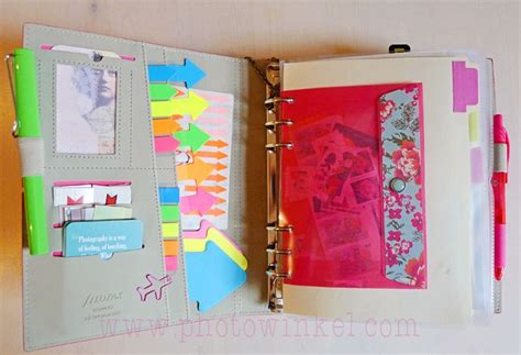 Snail Mail Themed Filofax For Writing On The Go