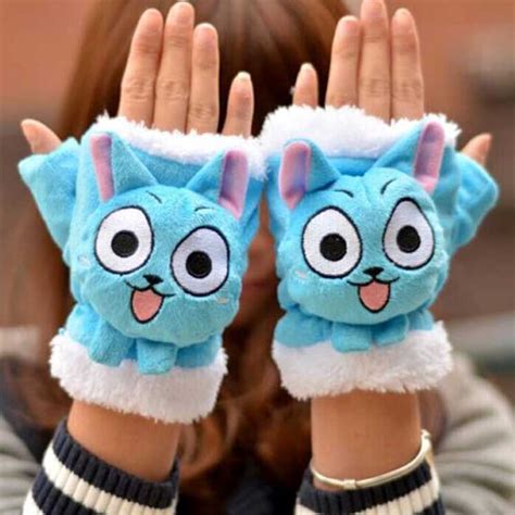 Fairy Tail Happy Gloves - Shut Up And Take My Yen