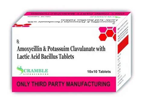 Amoxyclav Amoxycillin And Potassium Clavulanate With Lactic Acid