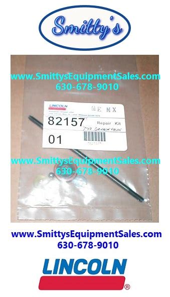 Lincoln 82157 Repair Kit For 740 Grease Valve Smittys Automotive Shop Equipment Sales