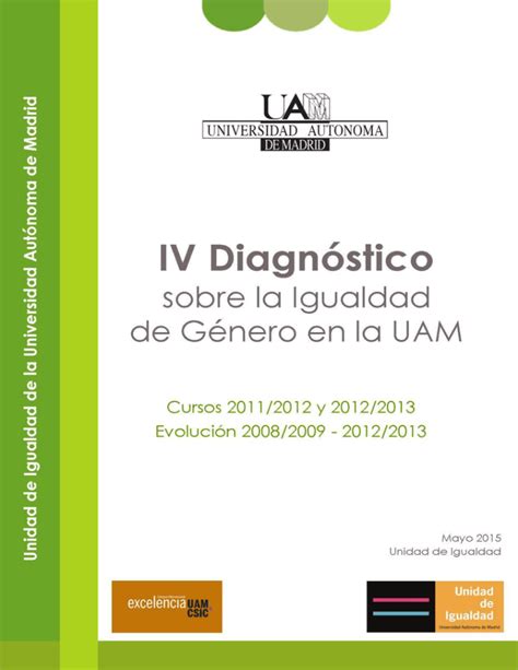 Iv Diagnóstico Sobre La Igualdad De Género