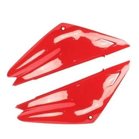 Tampa Lateral Yamaha Xtz 125 Vermelho Par Paralelo Acabamento