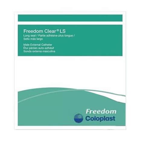 Freedom Clear Ls Silicone Male External Catheter Small 100 Per Box