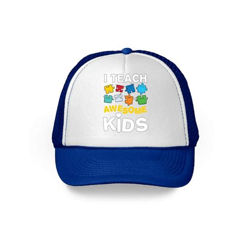 Awkward Styles I Teach Awesome Kids Hat Autism Teacher Hat Special