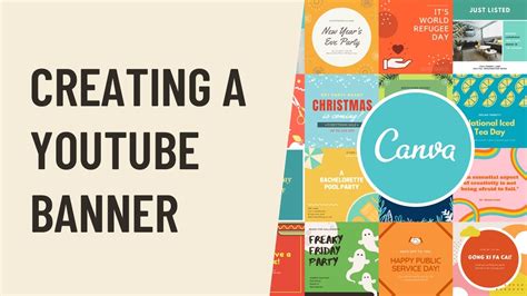 Canva: Creating A YouTube Banner - YouTube