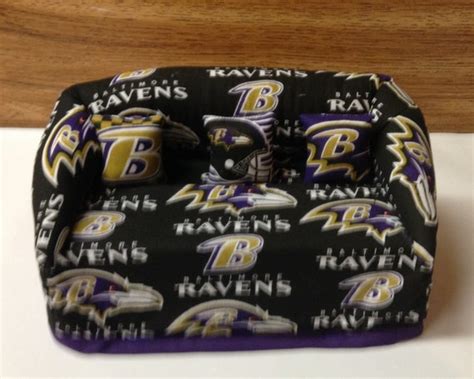 Baltimore Ravens Decorative Kleenex Box Couch By Cmsportscrafts