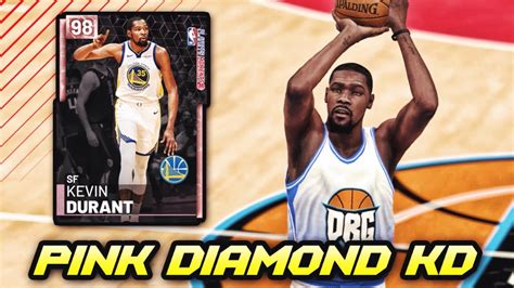 PINK DIAMOND 98 OVERALL PLAYOFFS KEVIN DURANT HOF LIMITLESS NBA