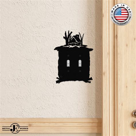 Woodsy Cabin Light Switch Cover Wall Plate – JE3 Metal Works