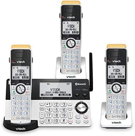 VTech IS8151 3 Téléphone sans fil DECT 6 0 super longue portée à 3