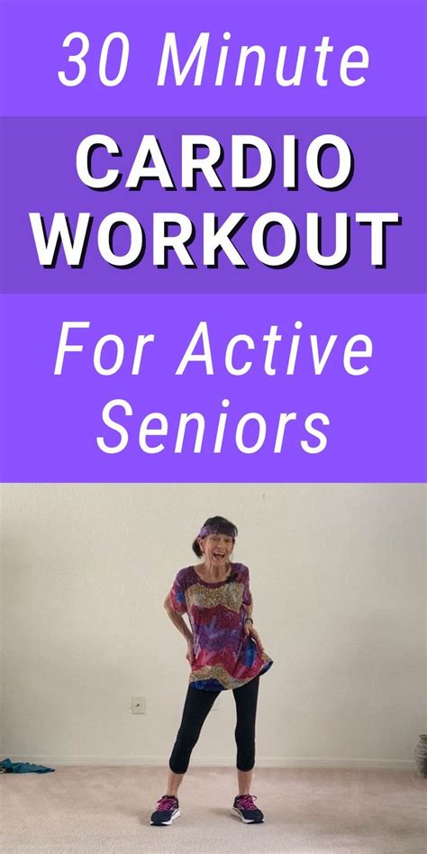 30 Minute Cardio For Active Seniors Fitness With Cindy 30 Minute