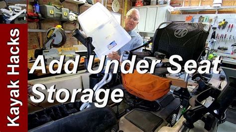 Fishing Kayak Setup Ideas - Under Seat Tackle Storage