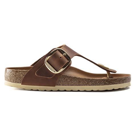 Ciabatta Infradito Birkenstock Gizeh Birko Flor Bianco Perlato