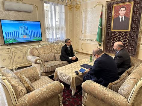 The Ambassador Of Turkmenistan To Armenia Met With The Vice Rector Of