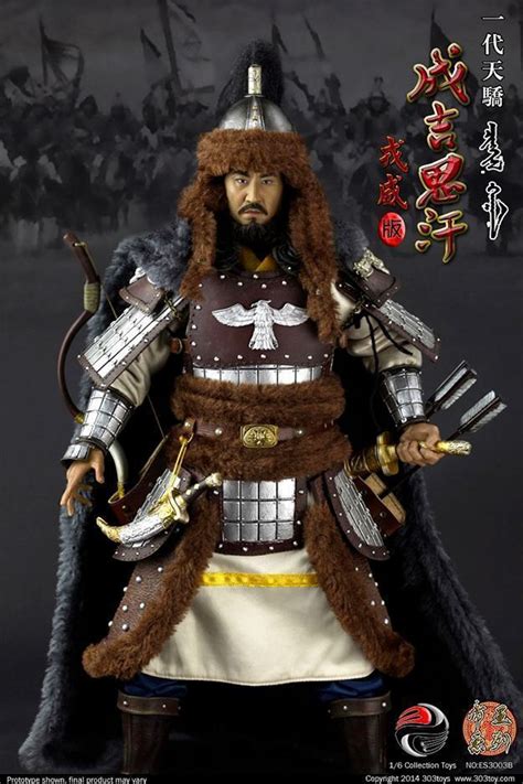 Action Figure Perfeita Do Imperador Mongol Genghis Khan Em Escala 1 6