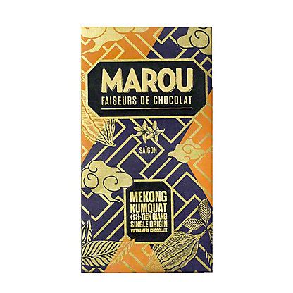 Marou Mekong Kumquat Vietnamese Chocolate Bar, 80 g – Central Market