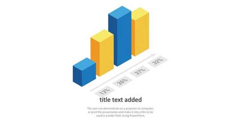 Blue And Yellow Bar Chart Powerpoint Template Free Download Pikbest