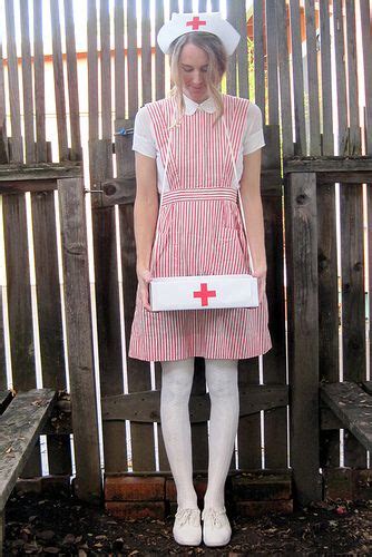 Cute Candy Striper Nurse Halloween Costume Candy Striper Striper Outfits