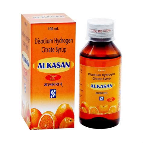 Alkasan Disodium Hydrogen Citrate Syrup 100 Ml At Rs 90 Box In Mumbai