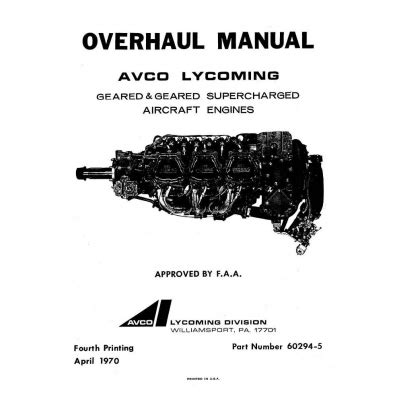 Lycoming Maintenance/Parts Manual | AircraftMaintenanceManuals.com