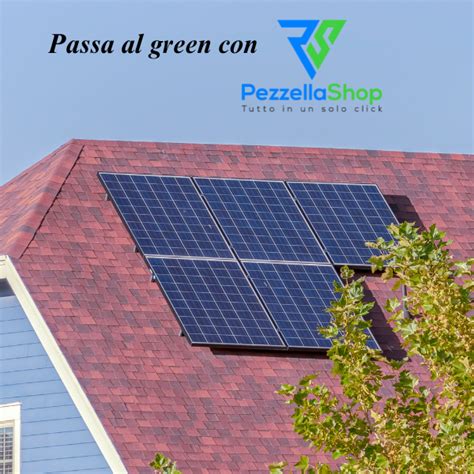 Kit Fotovoltaico Isola Inverter W Pannello Solare W Batterie