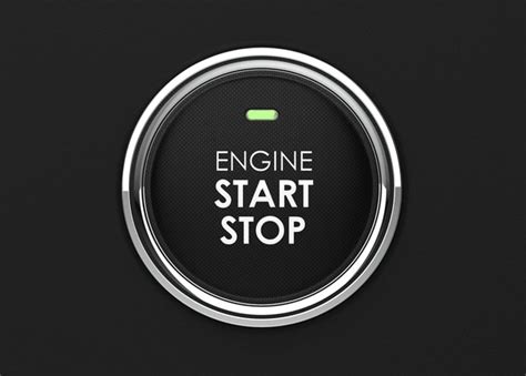 Hundred Car Start Stop Button Engine Royalty Free Images Stock