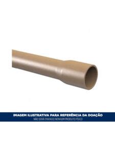 Doação Tubo Soldável Água Fria PVC 3m 50mm Tigre Obra da Casa