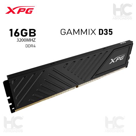 MEMORIA RAM ADATA XPG GAMMIX D35 DDR4 16GB 3200MHZ AX4U320016G16A