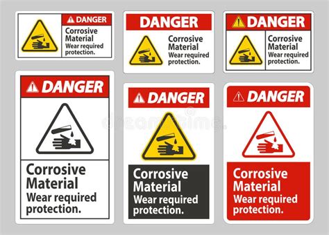 Corrosive Materials Stock Illustrations Corrosive Materials Stock