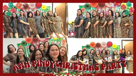 Amh Pinoy Christmas Party🌲🎄🎉🎈🎤💃😘 ️ Youtube