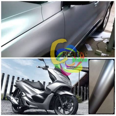 Jual Sticker Skotlet Silver Crome Doff Metalic Doff Merk Infinity