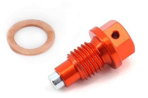 Kke Cnc Billet Aluminum Magnetic Oil Drain Plug Bolt For Ktm Xc Sx