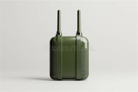 Military Grade Walkie Talkie Isolated On White Background 3D