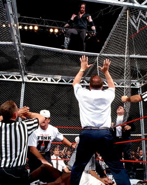 PHOTOS: Mankind And Undertaker's Epic 1998 Hell In A Cell Match